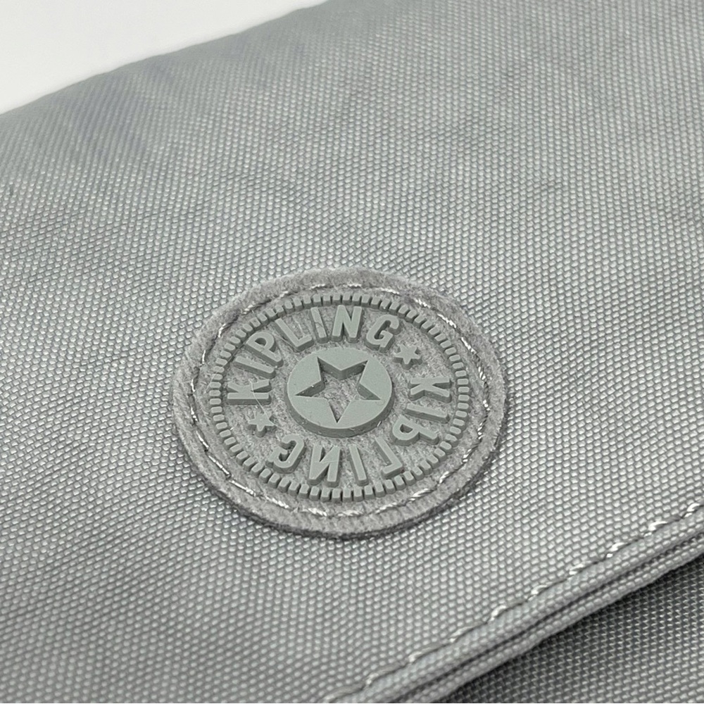 Kipling Wallet Accordion Style Snap Button Closure AC7227 Lime Stone 7.5”x3.7” - Picture 5 of 12